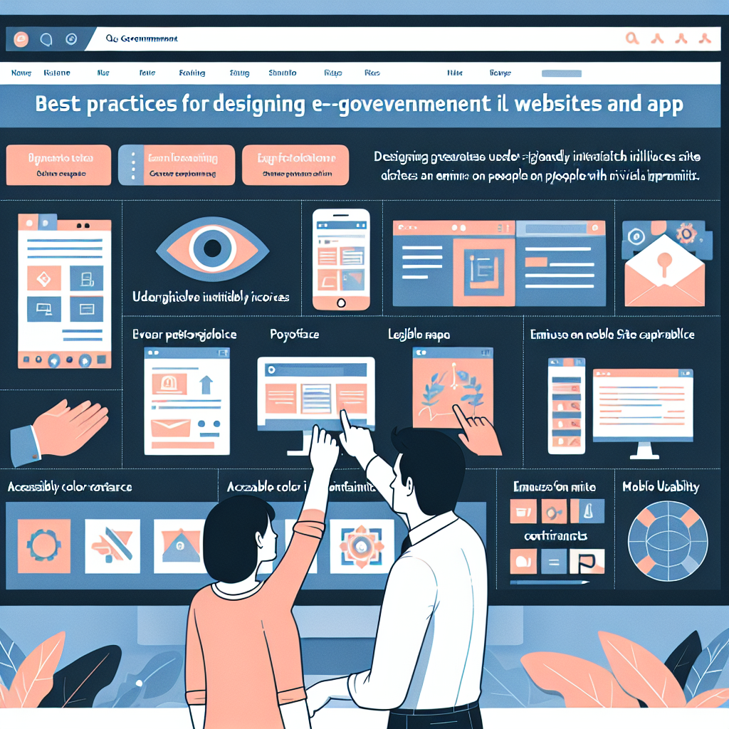 . Best practices for designing user-friendly E-Government websites and apps: Tips for creating intuitive interfaces that enhance the citizen experience
